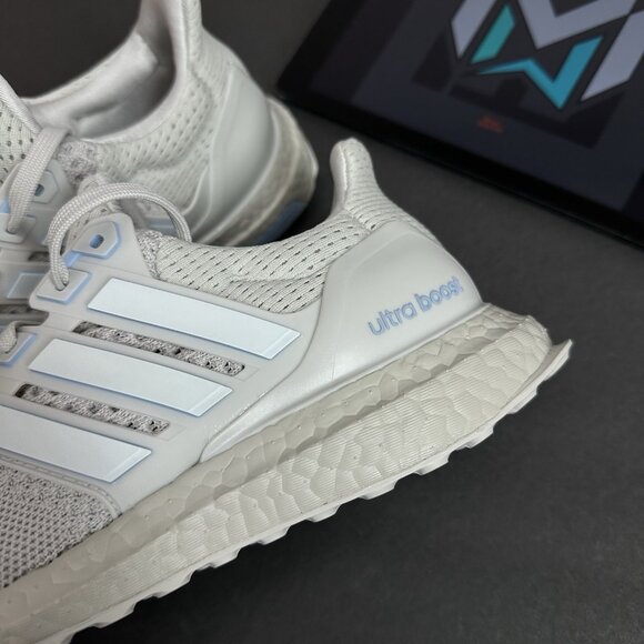 Adidas UltraBoost 1.0 (JH9211) "Grey/White/Blue" Women's Sizes - Picture 9 of 12